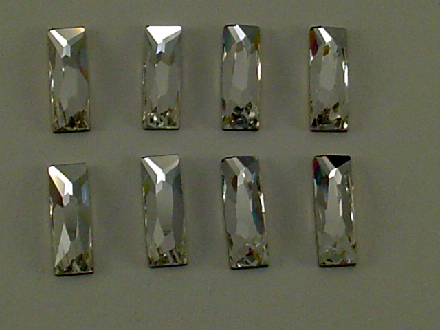 12 pcs. 8X2.6mm COSMIC BAGUETTE CRYSTAL HOTFIX European Rhinestone